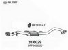 MAZDA BPP340300D Middle Silencer